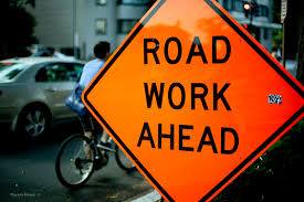 road work ahead